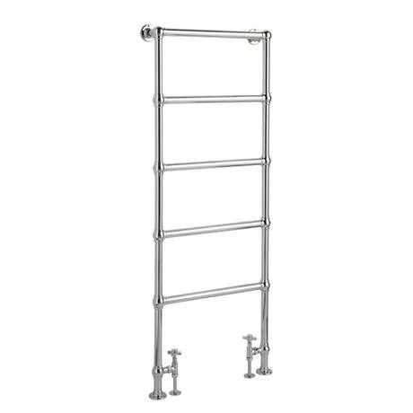 Hudson Reed Countess Floor Mounted Towel Rail 1550 x 600mm - Chrome - HL355 -Cheap Bathroom Heating Store HL355 P