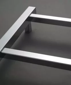 Hudson Reed Eton Designer Radiator 1200 x 450mm - Chrome - HL375 -Cheap Bathroom Heating Store HL375 D1 460