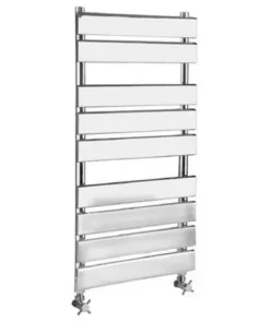 Hudson Reed - Piazza 9 Bar Heated Towel Rail 500 x 950mm - Chrome - HL382