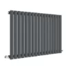 Hudson Reed Revive 600 x 992mm Horizontal Single Panel Radiator - Anthracite - HLA39