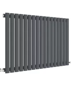 Hudson Reed Revive 600 x 992mm Horizontal Single Panel Radiator - Anthracite - HLA39