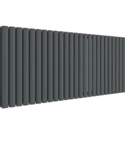 Hudson Reed Revive 600 x 1572mm Horizontal Double Panel Radiator - Anthracite - HLA42D