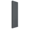 Hudson Reed Sloane 1800 x 528mm Vertical Double Panel Radiator - Anthracite - HLA47D -Cheap Bathroom Heating Store HLA47D P