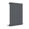 Hudson Reed Sloane 600 x 412mm Horizontal Single Panel Radiator - Anthracite - HLA54 -Cheap Bathroom Heating Store HLA54 P