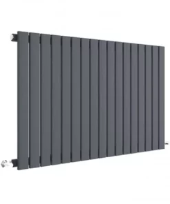 Hudson Reed Sloane 600 x 992mm Horizontal Single Panel Radiator - Anthracite - HLA56