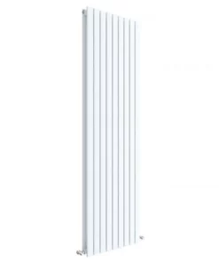 Hudson Reed Sloane 1800 x 528mm Vertical Double Panel Radiator - Satin White - HLW47D