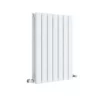 Hudson Reed Sloane 600 x 412mm Horizontal Double Panel Radiator - Satin White - HLW54D -Cheap Bathroom Heating Store HLW54D P