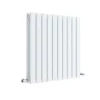 Hudson Reed Sloane 600 x 586mm Horizontal Double Panel Radiator - Satin White - HLW55D