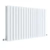 Hudson Reed Sloane 600 x 992mm Horizontal Double Panel Radiator - Satin White - HLW56D -Cheap Bathroom Heating Store HLW56D P