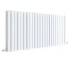 Hudson Reed Sloane 600 x 1398mm Horizontal Double Panel Radiator - Satin White - HLW59D