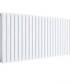 Hudson Reed Sloane 600 x 1398mm Horizontal Double Panel Radiator - Satin White - HLW59D