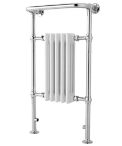 Traditional Small Harrow Heated Towel Rail - Chrome - HTD06