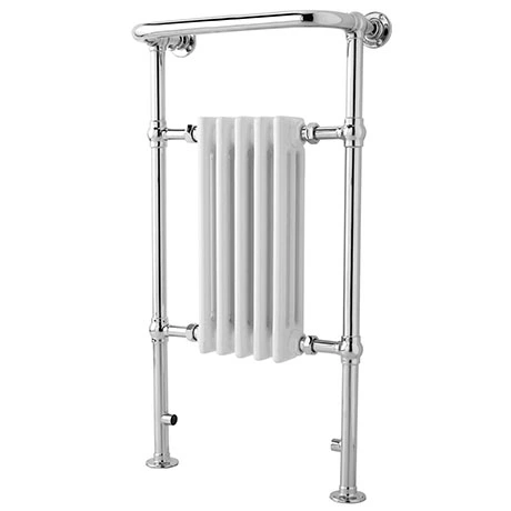 Traditional Small Harrow Heated Towel Rail - Chrome - HTD06 -Cheap Bathroom Heating Store HTD06 np