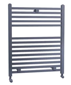 Lindley Straight Heated Towel Rail - W500 x H690mm - Anthracite