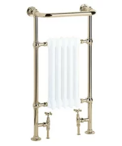 Heritage - Baby Clifton Heated Towel Rail - Vintage Gold - AHA80