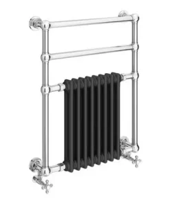 Keswick Anthracite Traditional Wall Hung Towel Rail Radiator (825 x 673mm) -Cheap Bathroom Heating Store KESTR25 d2 460