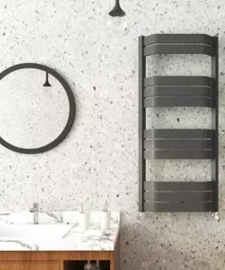 Milan Bow-Fronted Anthracite 1200 x 550 Designer Flat Panel Heated Towel Rail 9 Milan Bow-Fronted Anthracite 1200 x 550 Designer Flat Panel Heated Towel Rail -Cheap Bathroom Heating Store MBTR125A4 d2 460