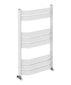 Milan Bow-Fronted White 850 x 550 Designer Flat Panel Heated Towel Rail 9 Milan Bow-Fronted White 850 x 550 Designer Flat Panel Heated Towel Rail -Cheap Bathroom Heating Store MBTR855W4 d3 460