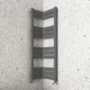 Milan Corner Anthracite 1200 x 300 x 300 Heated Towel Rail
