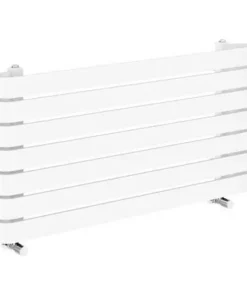 Milan Curved White 1000 x 500 Horizontal Designer Flat Panel Heated Towel Rail 7 Milan Curved White 1000 x 500 Horizontal Designer Flat Panel Heated Towel Rail -Cheap Bathroom Heating Store MCTR5105W3 d3 460