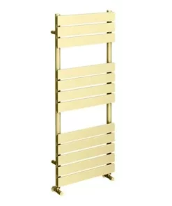 Arezzo Brushed Brass 1200 x 500 Heated Towel Rail -Cheap Bathroom Heating Store MIL12BB d3 460