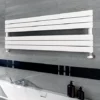 Milan Horizontal Heated Towel Rail - White (534 x 1200mm) 2 Milan Horizontal Heated Towel Rail - White (534 x 1200mm) -Cheap Bathroom Heating Store MILWHT512 p
