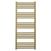 Crosswater MPRO 480 x 1140mm Heated Towel Rail - Brushed Brass Effect - MP48X1140F -Cheap Bathroom Heating Store MP48X1140F P