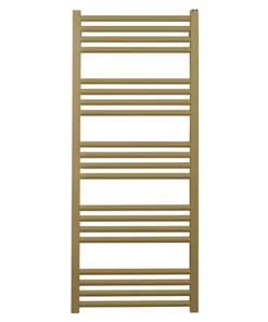 Crosswater MPRO 480 x 1140mm Heated Towel Rail - Brushed Brass Effect - MP48X1140F
