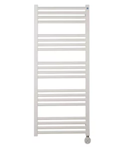 Crosswater MPRO 480 x 1140mm Electric Only Towel Rail - Matt White - MP48X1140MWELEC