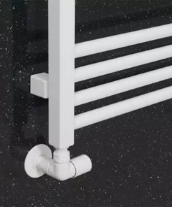 Crosswater MPRO 480 x 1140mm Heated Towel Rail - Matt White - MP48X1140MW -Cheap Bathroom Heating Store MP48X1140MW D2 460 1