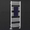 Crosswater MPRO 480 x 1140mm Heated Towel Rail - Matt White - MP48X1140MW