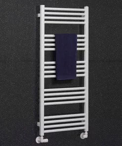 Crosswater MPRO 480 x 1140mm Heated Towel Rail - Matt White - MP48X1140MW