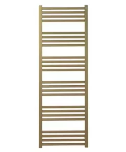 Crosswater MPRO 480 x 1380mm Heated Towel Rail - Brushed Brass Effect - MP48X13800F -Cheap Bathroom Heating Store MP48X13800F D1 460