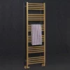 Crosswater MPRO 480 x 1380mm Heated Towel Rail - Brushed Brass Effect - MP48X13800F -Cheap Bathroom Heating Store MP48X13800F P