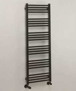 Crosswater MPRO 480 x 1380mm Heated Towel Rail - Matt Black - MP48X1380MB -Cheap Bathroom Heating Store MP48X1380MB D2 460