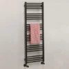 Crosswater MPRO 480 x 1380mm Heated Towel Rail - Matt Black - MP48X1380MB