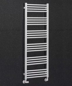 Crosswater MPRO 480 x 1380mm Heated Towel Rail - Matt White - MP48X1380MW