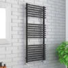Monza Matt Black 1200 x 490 Round Bar Heated Towel Rail 2 Monza Matt Black 1200 x 490 Round Bar Heated Towel Rail -Cheap Bathroom Heating Store MZ12MB np