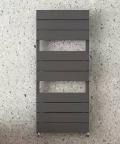 Monza Anthracite Aluminium Heated Towel Rail 1150 x 500mm Flat Panels 8 Monza Anthracite Aluminium Heated Towel Rail 1150 x 500mm Flat Panels -Cheap Bathroom Heating Store MZAL5A d2 460