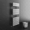 Monza 500 x 1120 Stainless Steel Oval Heated Towel Rail -Cheap Bathroom Heating Store MZSS7 n p
