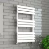 Monza 500 x 850mm Venetian Style White Designer Towel Rail