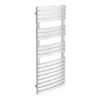 Murano Curved Heated Towel Rail H1200mm x W490mm Chrome