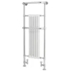 Old London - Chrome & White Tilbury Radiator - 1500 x 575mm - LDR008