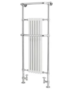 Old London - Chrome & White Tilbury Radiator - 1500 x 575mm - LDR008