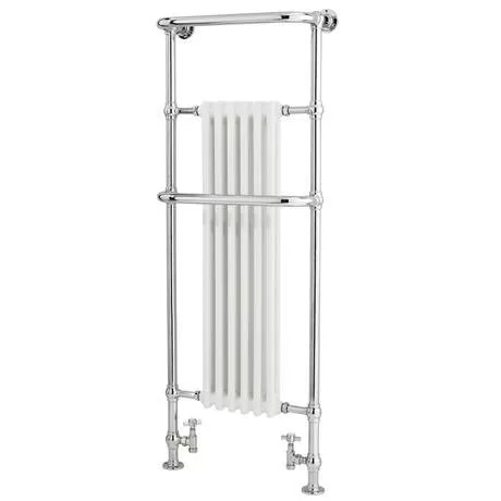 Old London - Chrome & White Tilbury Radiator - 1500 x 575mm - LDR008 3 Old London - Chrome & White Tilbury Radiator - 1500 x 575mm - LDR008