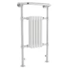 Old London - Chrome & White Tilbury Radiator - 965 x 540mm - LDR002