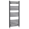 Nuie - Curved Ladder Towel Rail 500 x 1150mm - Anthracite - MTY104