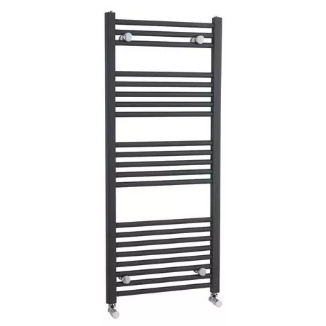 Nuie - Straight Ladder Towel Rail 500 x 1150mm - Anthracite - MTY105 -Cheap Bathroom Heating Store Premier Straight Ladder Towel Rail 500 x 1150mm Anthracite MTY105 n p