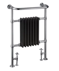 Burlington Trafalgar Black Heated Towel Rail Radiator