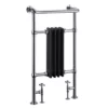 Burlington Bloomsbury Black Heated Towel Rail Radiator - R2CHRBLA